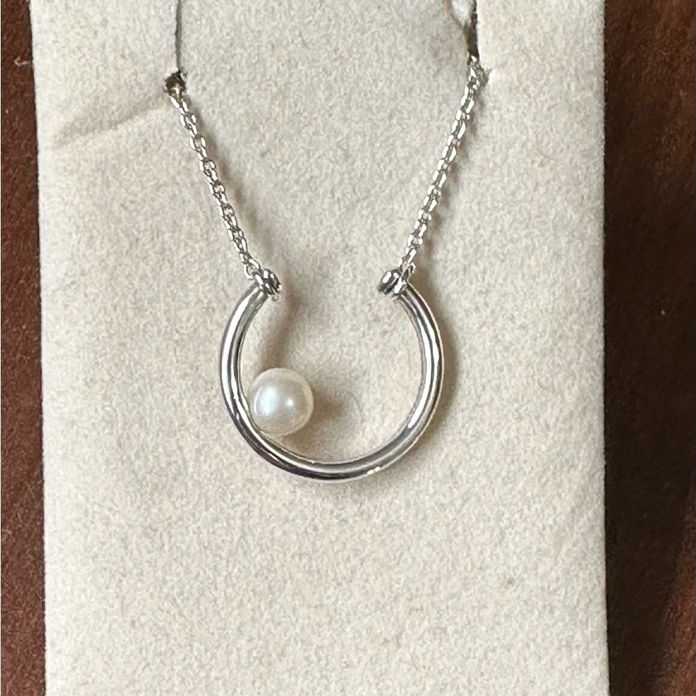 RETIRED Pandora Contemporary Freshwater Pearl Necklace